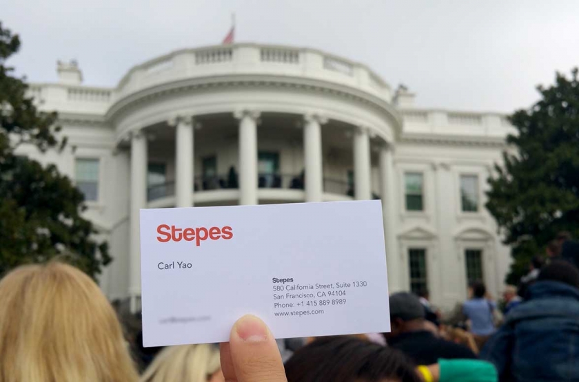 Stepes Visits The White House