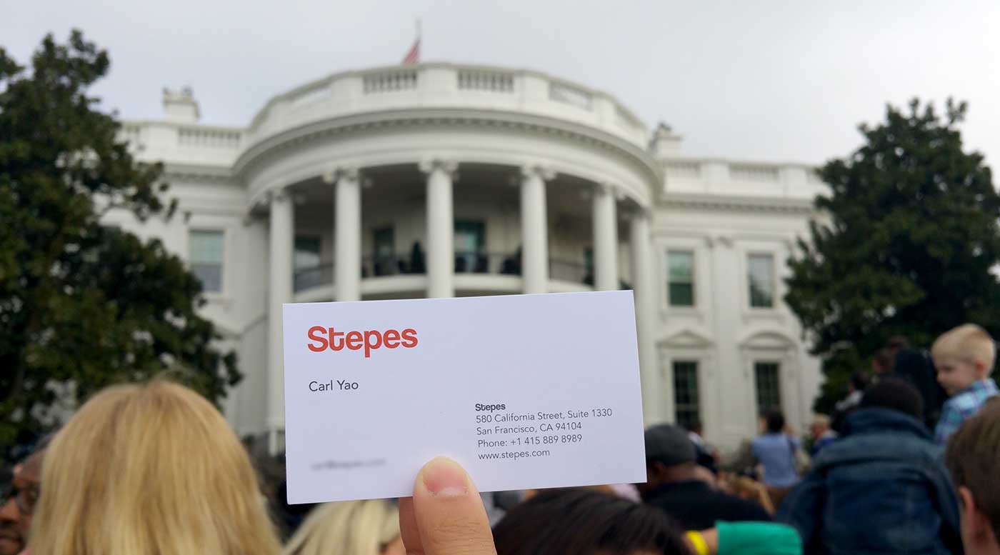 Stepes Visits The White House